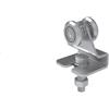 Sellon24® Porte scorrevoli in acciaio, porta scorrevole, porta del fienile, garage, porta da appendere, per cancello a rullo, rotelle, 33 x 34 cm (10° rotolo a due ruote H/26 - 33 x 34)