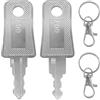 Devantia 2 chiavi universali TSA, chiavi per bagagli multifunzione, per TSA 002 e 007, lucchetto a combinazione
