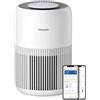 Philips Purificatore d'aria Serie 900, filtro HEPA NanoProtect + carbone attivo, CADR 250m³/h per allergici 65m², silenzioso, intelligente ed efficiente dal punto di vista energetico (AC0950/10)