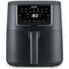 SEVERIN Friggitrice ad Aria Calda XXL, 1700W, 7 Litri, Display Touch, 12 Programmi, Mantenimento Caldo, Funzione Memoria, Rivestimento Ceramica, 29,0 x 38,7 x 31,0 cm, Nero - FR 2462