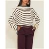 KOCCA SRL KOCCA MAGLIA GIRO RIGHE RODERIGO, PANNA