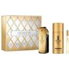 Paco Rabanne 1 Million Paco Rabanne Cofanetto 100 ml, Deodorante Spray 150ml + Travel Spray 10 ml