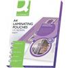 Q-Connect Pouches per plastificatrice a caldo Q-Connect standard 125 µm - finitura opaca - 21,6x30,3 cm (conf. 100)