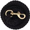 Weaver Equine Weaver Leather Corda di piombo in cotone colorato con ottone placcato 225 Snap