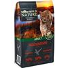 Dehner Wild Nature - Cibo per gatti, senza cereali, per gatti adulti, anatra, 1,5 kg