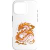 Chinese Zodiac Dragon Mythical Symbol Lu Custodia per iPhone 16 Pro Drago Cinese Fuoco Zodiaco Mitico Simbolo Asiatico Arte