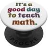 Teacher & Back To School Gifts by Art Li È un buon giorno per insegnare matematica divertente insegnante di matematica PopSockets PopGrip Adesivo