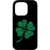 st patricks day shamrock st.-patrick's d Custodia per iPhone 15 Pro San Patrizio trifoglio divertente giorno di San Patrizio Irlanda