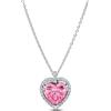 PANDORA Timeless 394414C01-45 Collana con cuore rosa