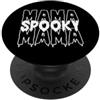 Haunted Mama Graphics Spooky Mama Dripping Horror Carattere Halloween PopSockets PopGrip Adesivo