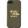 Spooky Pattern Bat Co Custodia per iPhone SE (2020) / 7/8 Spooky Season Trio Camo Leopard Scacchi Halloween