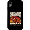 Funny Dachshund Dog Lover Custodia per iPhone XR Umorismo idrodinamico naturale bassotto sottomarino
