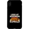 Funny Dachshund Running Legs At Maximum Custodia per iPhone XS Max Gambe Al Massimo Tutti Quattro A Full Speed Bassotto