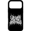 Precision Ink LLC Custodia per iPhone 17 Pro Max Vegan for the Animals, logo gotico in metallo nero e heavy metal