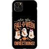 Fall-O-Ween Fun Designs Custodia per iPhone 11 Pro Max Sei Fall-O-Ween Indicazioni Cute Ghosts