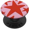 Red Star Boho Phone Grip Red Star Boho PopSockets PopGrip Adesivo
