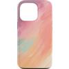 generic Custodia per iPhone 13 Pro Estetica morbida astratta a spirale pastello