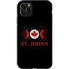 St. John's Canada Flag Tees Custodia per iPhone 11 Pro Max Bandiera del Canada di San Giovanni