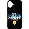 Fun Police Officer Outfit Custodia per iPhone 16 Plus poliziotto, ufficiale, in, formazione, divertente, capretto, poliziotto poliziotto