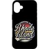 Someone Misses Me In US State Of Rhode I Custodia per iPhone 16 Plus Qualcuno nel Rhode Island mi sente la mia mancanza negli Stati Uniti Cool Retro