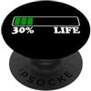 Regali di 30° compleanno per uomini a an 30° compleanno 30% Life anni 30 di vita Barra di carico PopSockets PopGrip Adesivo