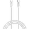 Verbatim Essentials - Cavo USB C a USB-C da 3 m, 100 W, PD 3.0, cavo di ricarica [bianco] per iPhone 17, 16, 15 Pro, Samsung Galaxy S24, S23, iPad Pro, MacBook Air, cavo di ricarica rapida USB C