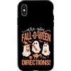 Fall-O-Ween Fun Designs Custodia per iPhone X/XS Sei Fall-O-Ween Indicazioni Cute Ghosts
