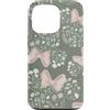 Disney Minnie Mouse Icona Fiori Primavera Verde Salvia Custodia per iPhone 13 Pro