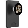 Self-Value And Life Motivation Phrases My Life Also Matters Vale la pena ricordare PopSockets PopWallet per MagSafe
