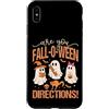 Fall-O-Ween Fun Designs Custodia per iPhone XS Max Sei Fall-O-Ween Indicazioni Cute Ghosts