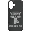 Someone Misses Me In US State Of Rhode I Custodia per iPhone 17 Someone In Rhode Island Misses Me Cuore Vintage Stato