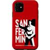 Fiesta Navarra Tees Custodia per iPhone 11 San Fermin Red Scarf Pamplona Bull Run Spain Festival