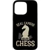 Real Gamers Play Chess Custodia per iPhone 15 Pro Max Giocatori reali Gioca a Scacchi