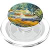 Bahaa's Tee Vintage Van Gogh Painting Art Bank of the Oise at Auvers PopSockets PopGrip per MagSafe