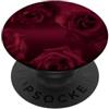 Red Roses Dark Floral Phone Grip Red Roses Dark Floral PopSockets PopGrip Adesivo