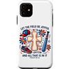 Backprint 4th Of July Independence Day V Custodia per iPhone 11 Backprint 4 luglio Independence Day Veterans Field Be Joyful