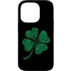 st patricks day shamrock st.-patrick's d Custodia per iPhone 14 Pro San Patrizio trifoglio divertente giorno di San Patrizio Irlanda