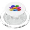 Cervelli in fuga Kawaii Rainbow Dumpling squishy Raviolo cutie tutti diversi PopSockets PopGrip per MagSafe
