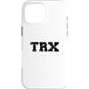 TRX For Beginners / TRX Distressed Moder Custodia per iPhone 16 Pro Max TRX Design per principianti TRX/carattere audace e moderno invecchiato