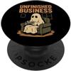 Spooky Haunted Ghost Couch Gaming Sarcas Divertente Halloween Fantasma Gamer Meme Retro Console Gioco di parole PopSockets PopGrip Adesivo