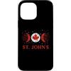 St. John's Canada Flag Tees Custodia per iPhone 13 Pro Max Bandiera del Canada di San Giovanni