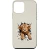 Rustic Cow Wall Club Custodia per iPhone 12 mini Simpatico design da parete con mucca delle Highland