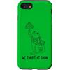 Vintage Thrifter Custodia per iPhone SE (2020) / 7/8 Thrifting Frog We Thrift a Dawn Line Art