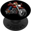 Motorbike Animals Polli moto PopSockets PopGrip Adesivo