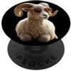 Pecore per gli amanti dell'Ariete e del Montone Muflone Ariete Pecora Domestica Pecora Selvatica PopSockets PopGrip Adesivo