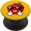 Kawaii Apple Cartoon Fruit Summer Carino Kawaii Estate Mela Carattere con Pollice in su PopSockets PopGrip Adesivo