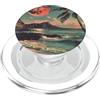 Vintage Hawaiian Tropical Theme Graphic Vaporwave minimalista da spiaggia hawaiana vintage PopSockets PopGrip per MagSafe