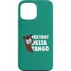 Aharon's Stuff Custodia per iPhone 13 Pro Max Resistere Orso Con Parole Foxtrot Delta Tango Save Our Parks