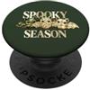 Spooky Pattern Bat Co Spooky Season Trio Camo Leopard Scacchi Halloween PopSockets PopGrip Adesivo