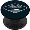 I Paesi Nordici Islanda Montagne Ghiacciai Lava Vulcano Vacanze Souvenir PopSockets PopGrip Adesivo